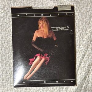 Heiress Satin Control Top Pantyhose